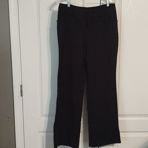 Curvy bootcut black khaki pants size 14
